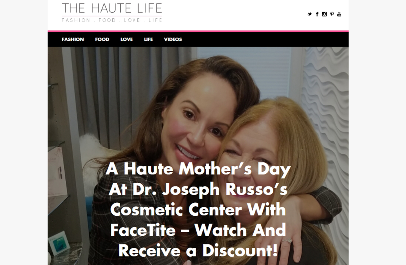 A Haute Mother’s Day At Dr. Joseph Russo’s Cosmetic Center With FaceTite